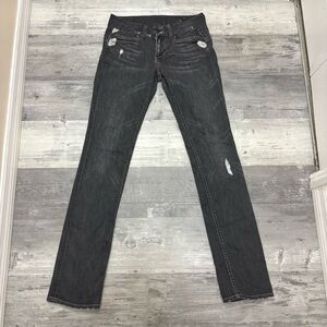 William Rast Women's Jeans - Size 27 black wash straight leg denim